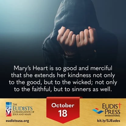 Image for 18 ottobre: reflection on Mary's merciful Heart