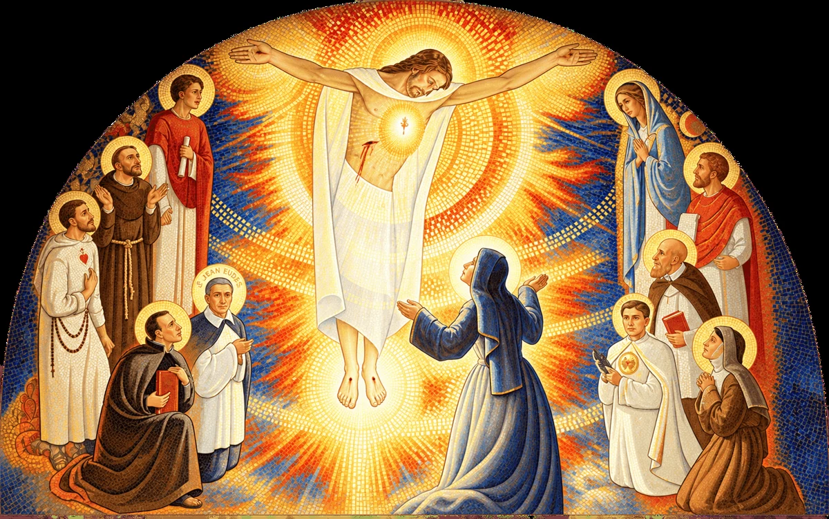 Por ocasião do aniversário da primeira missa do Coração de Jesus (1672)
